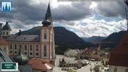 Archiviertes Webcam Bild: Basilika Mariazell am 26.08.2026 um 14:02 Uhr
