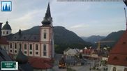Archiviertes Webcam Bild: Basilika Mariazell am 28.08.2026 um 06:18 Uhr