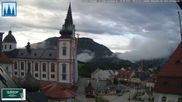 Archived webcam image showing Basilica in Mariazell on 29 Aug 2026 at 06:18
