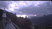 Archived webcam image showing Ardez, Bos-cha: Looking East on 18 Sep 2026 at 06:24