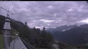 Archived webcam image showing Ardez, Bos-cha: Looking East on 18 Sep 2026 at 08:24