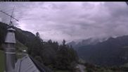 Archived webcam image showing Ardez, Bos-cha: Looking East on 18 Sep 2026 at 14:24