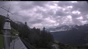 Archived webcam image showing Ardez, Bos-cha: Looking East on 18 Sep 2026 at 10:24