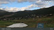 Archived webcam image showing Livigno: View Snowfarm on 25 Aug 2026 at 19:38