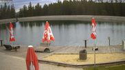 Archived webcam image showing Reservoir in Mariazeller Bürgeralpe Ski Resort on 12 Jul 2026 at 18:23