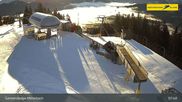 Archived webcam image showing Cabin s'Balzplatzerl Gemeindealpe Mitterbach Ski Resort on 26 Feb 2026 at 08:32