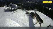Archived webcam image showing Cabin s'Balzplatzerl Gemeindealpe Mitterbach Ski Resort on 26 Feb 2026 at 11:32