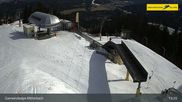 Archived webcam image showing Cabin s'Balzplatzerl Gemeindealpe Mitterbach Ski Resort on 26 Feb 2026 at 13:32
