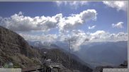 Archiviertes Webcam Bild: Skigebiet Sella Nevea - Bovec Kanin - Blick nach Osten am 12.07.2026 um 10:40 Uhr