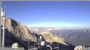 Archiviertes Webcam Bild: Skigebiet Sella Nevea - Bovec Kanin - Blick nach Osten am 30.08.2026 um 18:16 Uhr