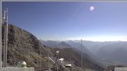 Archiviertes Webcam Bild: Skigebiet Sella Nevea - Bovec Kanin - Blick nach Osten am 30.08.2026 um 10:16 Uhr