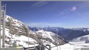 Archiviertes Webcam Bild: Skigebiet Sella Nevea - Bovec Kanin - Blick nach Osten am 26 Feb 2026 um 10:10 Uhr