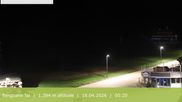 Archived webcam image showing Gitschberg: View of Base Station Meransen (South Tyrol) on 18 Apr 2026 at 00:37