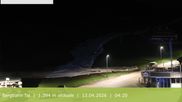 Archived webcam image showing Gitschberg: View of Base Station Meransen (South Tyrol) on 13 Apr 2026 at 04:51