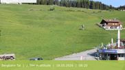 Archived webcam image showing Gitschberg: View of Base Station Meransen (South Tyrol) on 18 May 2026 at 08:16