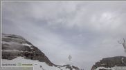 Archiviertes Webcam Bild: Skigebiet Sella Nevea - Bovec Kanin - Blick Richtung Nordwesten am 13.04.2026 um 12:14 Uhr