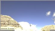 Archiviertes Webcam Bild: Skigebiet Sella Nevea - Bovec Kanin - Blick Richtung Nordwesten am 30.08.2026 um 14:44 Uhr