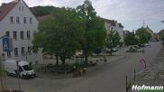 Archived webcam image showing Bogen in Lower Bavaria (village square) on 4 May 2026 at 08:10