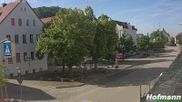 Archived webcam image showing Bogen in Lower Bavaria (village square) on 18 Jun 2026 at 08:27