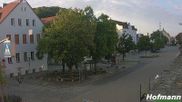 Archived webcam image showing Bogen in Lower Bavaria (village square) on 3 Aug 2026 at 07:27