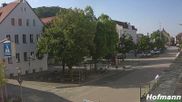 Archived webcam image showing Bogen in Lower Bavaria (village square) on 3 Aug 2026 at 08:27