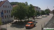 Archived webcam image showing Bogen in Lower Bavaria (village square) on 3 Aug 2026 at 12:27