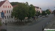 Archived webcam image showing Bogen in Lower Bavaria (village square) on 3 Aug 2026 at 20:27