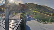 Archived webcam image showing Panoramic view from mountain hut Plantapatsch in Watles (Vinschgau Valley) on 12 Jul 2026 at 18:13
