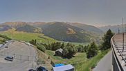 Archived webcam image showing Panoramic view from mountain hut Plantapatsch in Watles (Vinschgau Valley) on 12 Jul 2026 at 12:13
