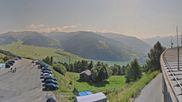 Archived webcam image showing Panoramic view from mountain hut Plantapatsch in Watles (Vinschgau Valley) on 12 Aug 2026 at 10:03