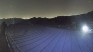 Archived webcam image showing Panoramic view from mountain hut Plantapatsch in Watles (Vinschgau Valley) on 11 Oct 2026 at 04:10