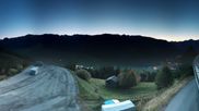 Archived webcam image showing Panoramic view from mountain hut Plantapatsch in Watles (Vinschgau Valley) on 11 Oct 2026 at 07:10