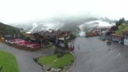 Archived webcam image showing Klausberg - mountain restaurant Kristallalm in Ahrn Valley, South Tyrol on 6 Jul 2026 at 08:42
