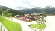 Archived webcam image showing Klausberg - mountain restaurant Kristallalm in Ahrn Valley, South Tyrol on 6 Jul 2026 at 14:42