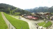 Archived webcam image showing Klausberg - mountain restaurant Kristallalm in Ahrn Valley, South Tyrol on 6 Jul 2026 at 16:42