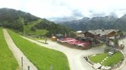 Archived webcam image showing Klausberg - mountain restaurant Kristallalm in Ahrn Valley, South Tyrol on 6 Jul 2026 at 18:42
