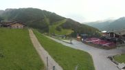 Archived webcam image showing Klausberg - mountain restaurant Kristallalm in Ahrn Valley, South Tyrol on 14 Jul 2026 at 06:57