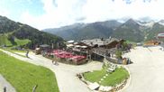 Archiviertes Webcam Bild: Bergstation Klausberg - Blick auf Kristallalm im Ahrntal (Südtirol) am 29.08.2026 um 14:45 Uhr