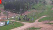 Archived webcam image showing Tanvaldsky Spicak - Top station on 15 May 2026 at 06:42