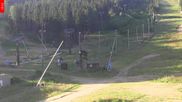 Archived webcam image showing Tanvaldsky Spicak - Top station on 25 Jun 2026 at 07:51