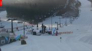Archived webcam image showing Tanvaldsky Spicak - Top station on 26 Feb 2026 at 08:54