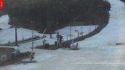 Archived webcam image showing Tanvaldsky Spicak - Top station on 28 Mar 2026 at 07:45