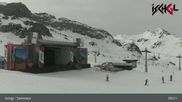 Archiviertes Webcam Bild: Skigebiet Ischgl: Bergstation Idalp am 12.04.2026 um 09:51 Uhr