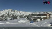 Archived webcam image showing Ischgl: Top Station Idalp on 19 May 2026 at 08:05