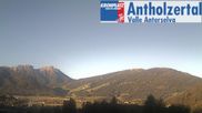 Archived webcam image showing Village Rasen with view towards Kronplatz (South Tyrol) on 15 Sep 2026 at 08:29