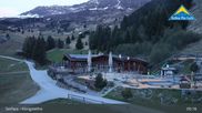 Archived webcam image showing Serfaus: View Restaurant Leithe Wirt on 6 May 2026 at 05:42