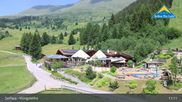Archived webcam image showing Serfaus: View Restaurant Leithe Wirt on 27 Jun 2026 at 11:48