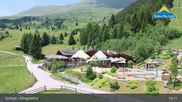 Archived webcam image showing Serfaus: View Restaurant Leithe Wirt on 27 Jun 2026 at 13:48