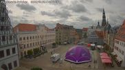 Archiviertes Webcam Bild: Zwickau in Sachsen - Hauptmarkt am 21.09.2026 um 14:15 Uhr
