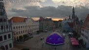 Archiviertes Webcam Bild: Zwickau in Sachsen - Hauptmarkt am 21.09.2026 um 18:15 Uhr